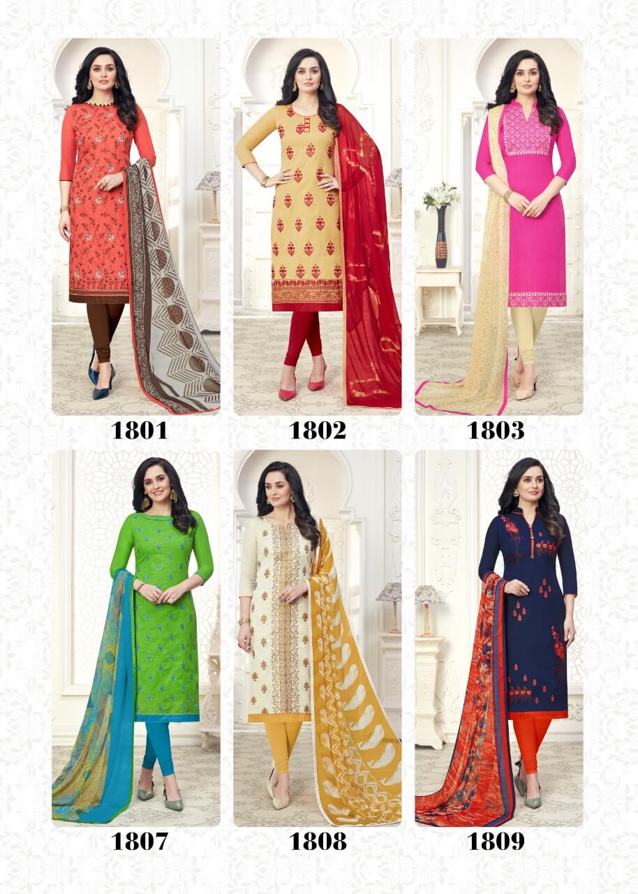 Relish 18 Latest Casual Regular Wear Slub Cotton With Unique Work Printed Cotton Collection
